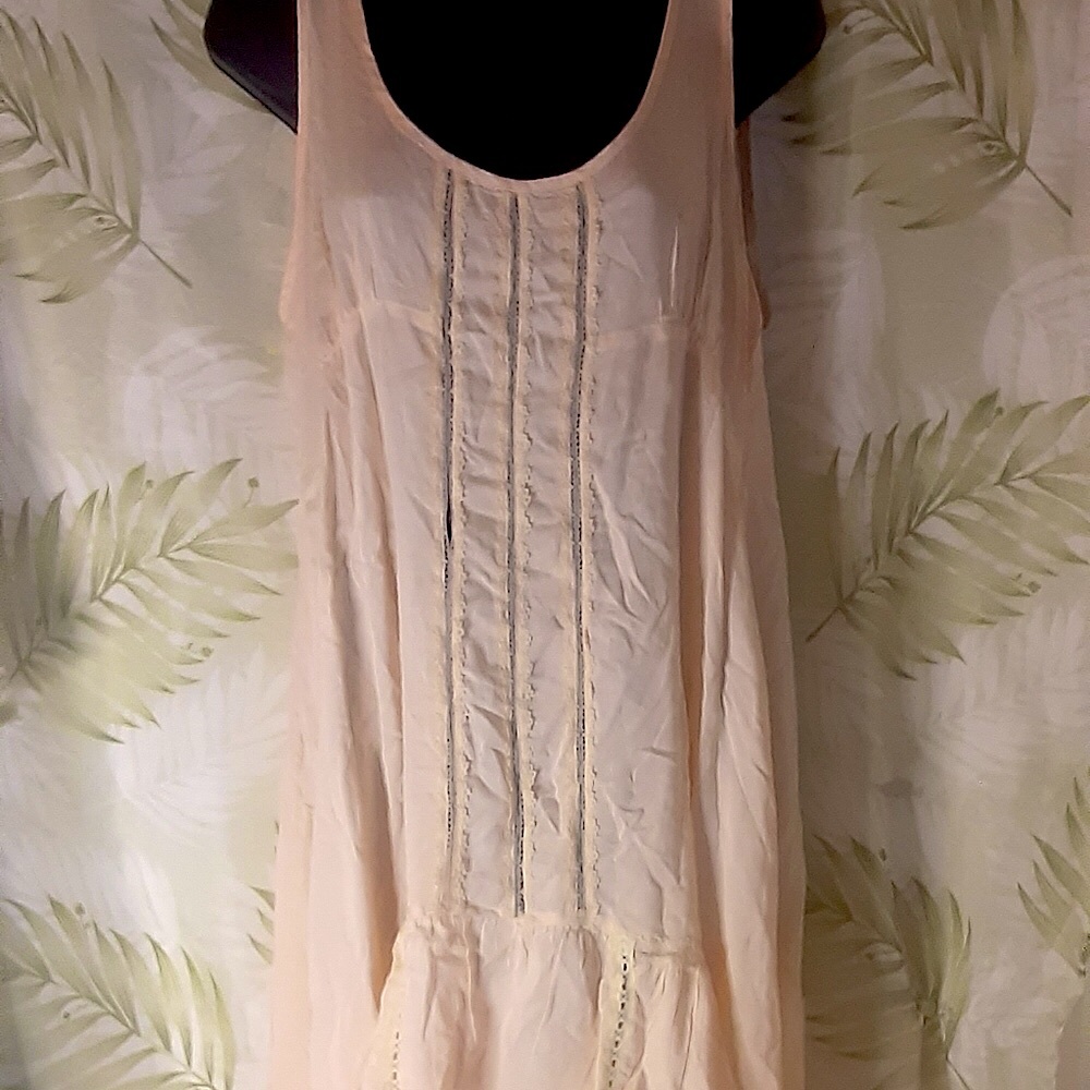 Flowy Peach Summer Dress